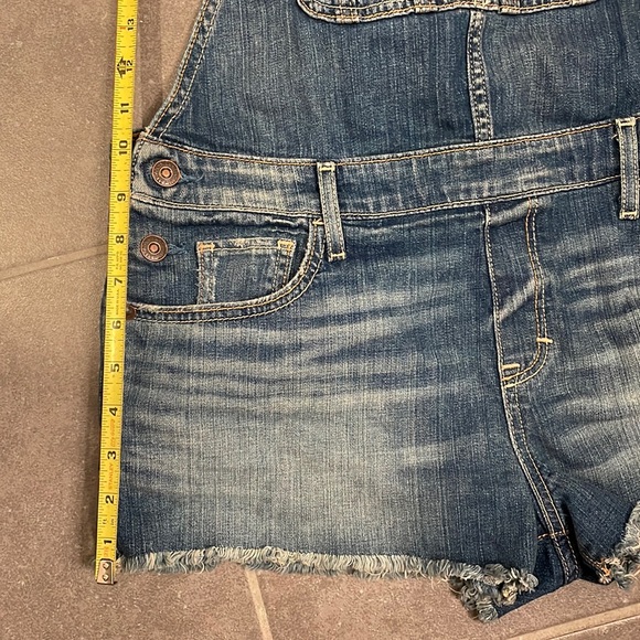A & F denim short overalls - Picture 8 of 9